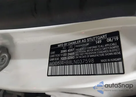 2020 Mercedes-Benz Cla 250 4Matic from USA, damaged, VIN WDD5J4HB8LN037598